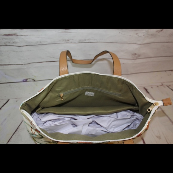 A New Day Zip-Closure Tote Handbag Laptop Pocket - Picture 3 of 3